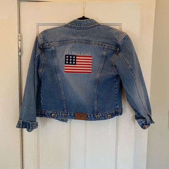cropped jean jacket - Picture 2 of 3
